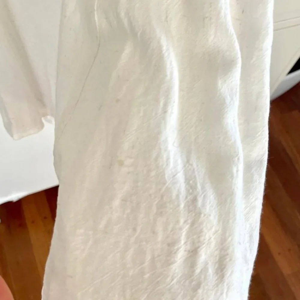 XS ROWIE THE LABEL White cross over back lined mini dress beach - Picture 6 of 8